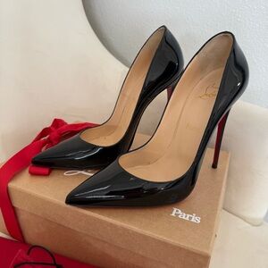 Christian Louboutin Black Patent Heels